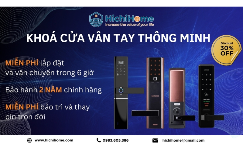 Hệ thống khóa cửa điện tử HichiHome